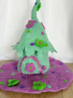 Blue Wonder Felt Fairy House – Himalayan Felt Co
