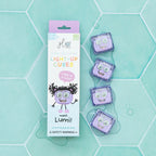 Children’s purple water activated light up cubes for sensory play