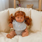 Striped Goose Doll Bib & Diaper Set - SALLI Collective
