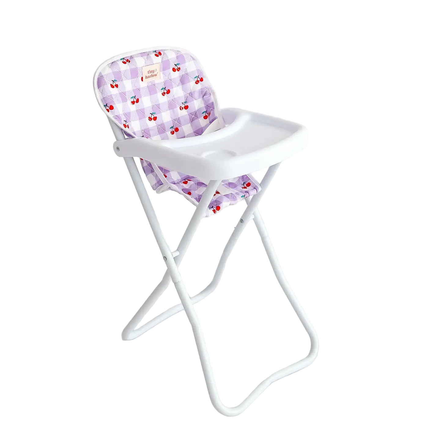 Doll Highchair | Cherry Gingham