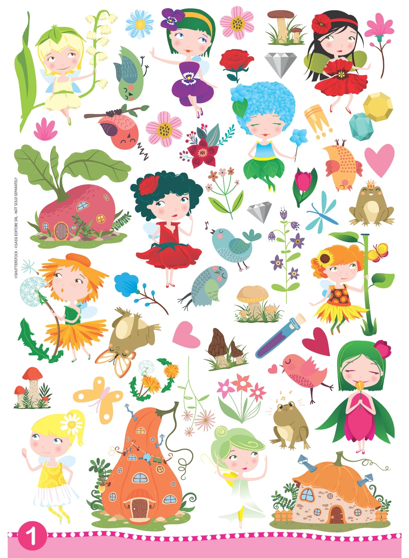 Sassi Arts & Crafts Fairies activity kit