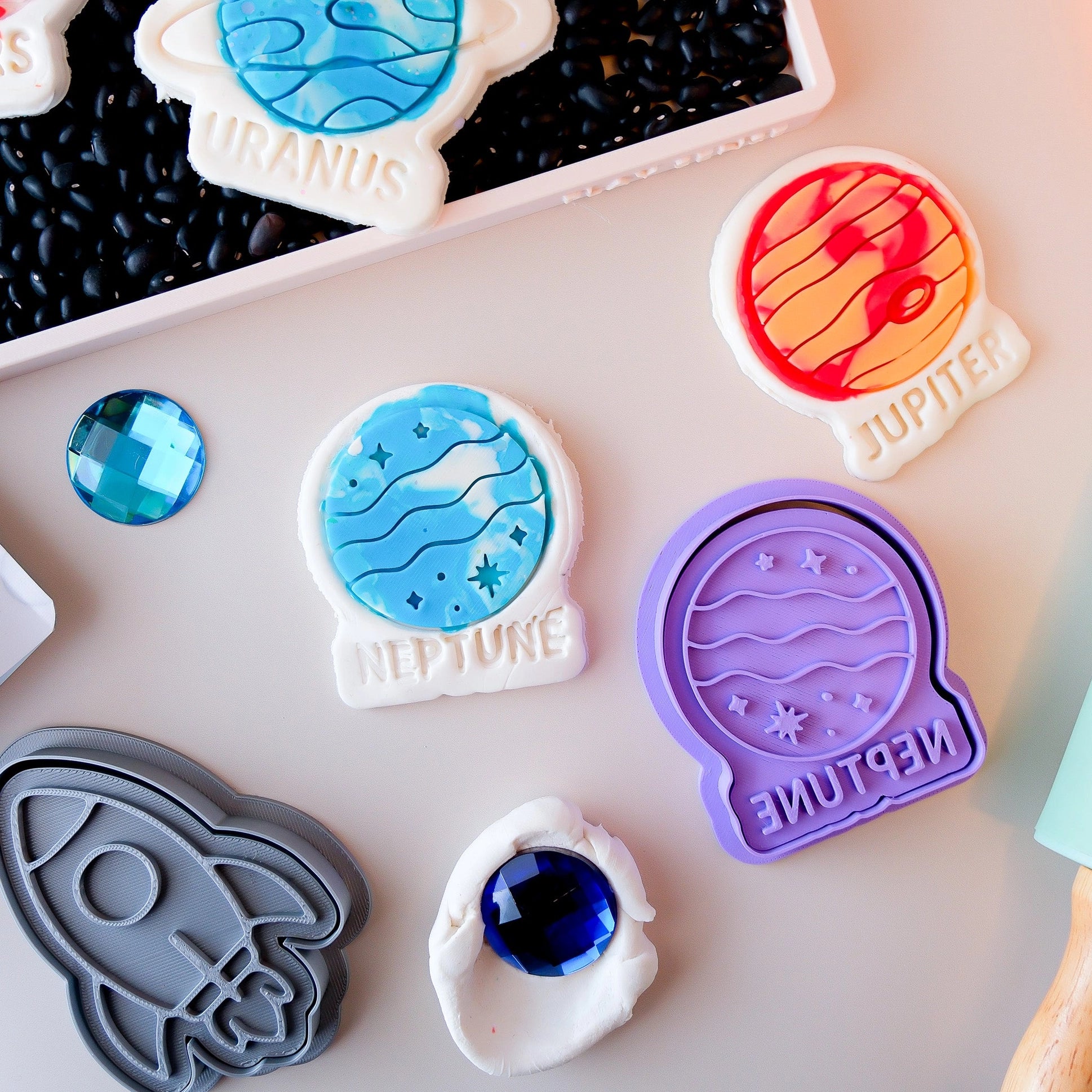 Neptune Planet Stamp & Cutter - Playsense