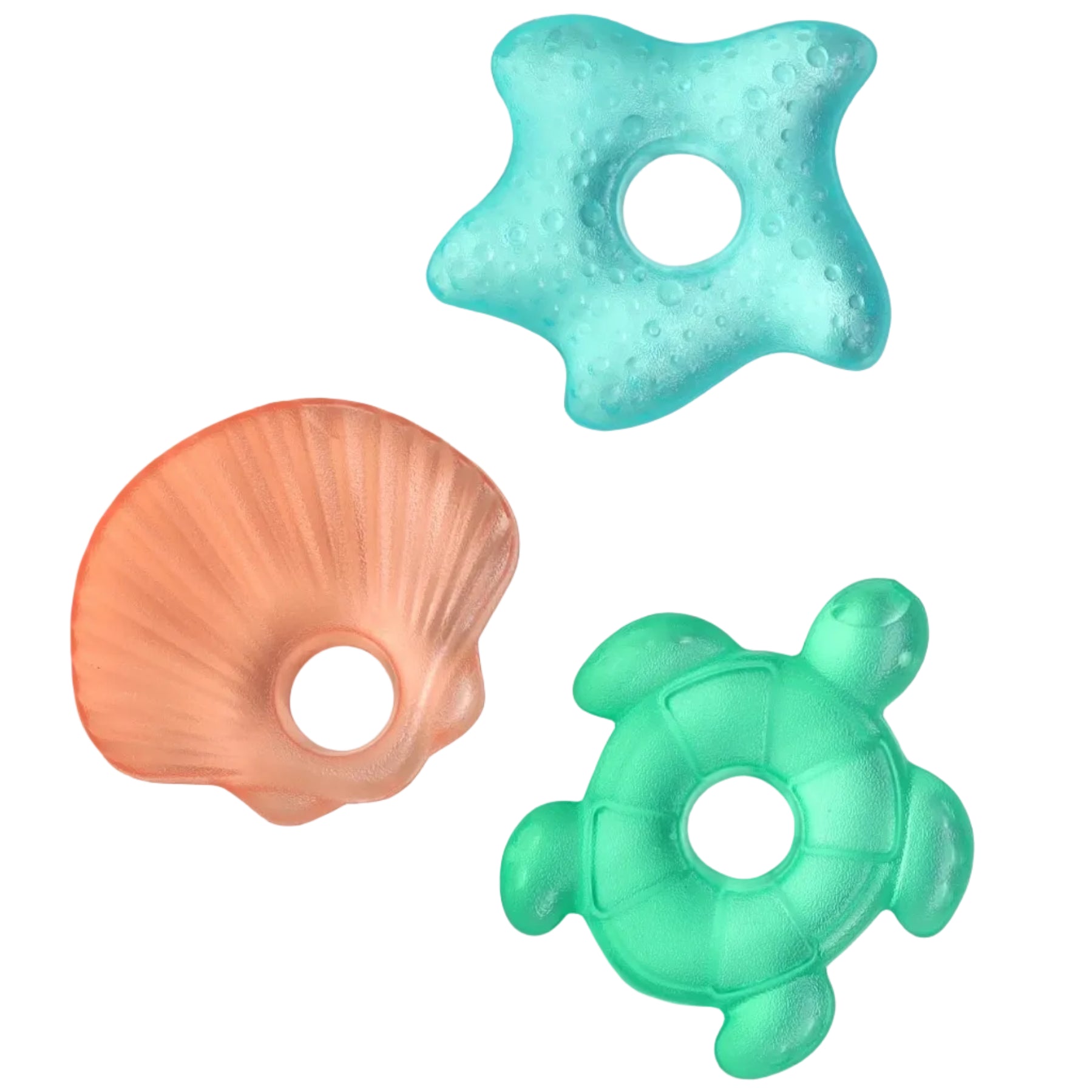 Seaside Cutie Water Filled Teething Coolers - Itzy Ritzy
