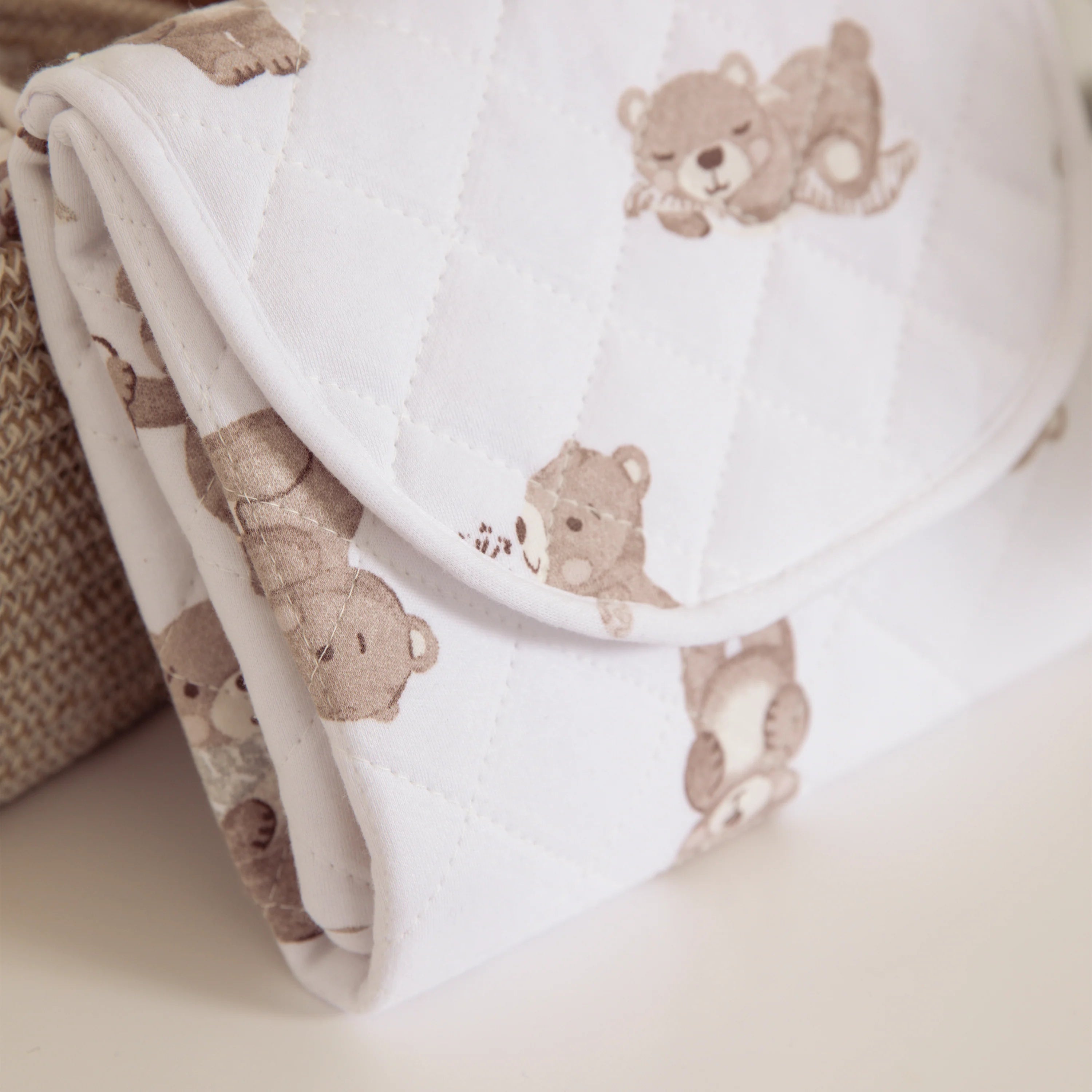 Cuddly Bear Foldable Waterproof Change Mat - Living Textiles