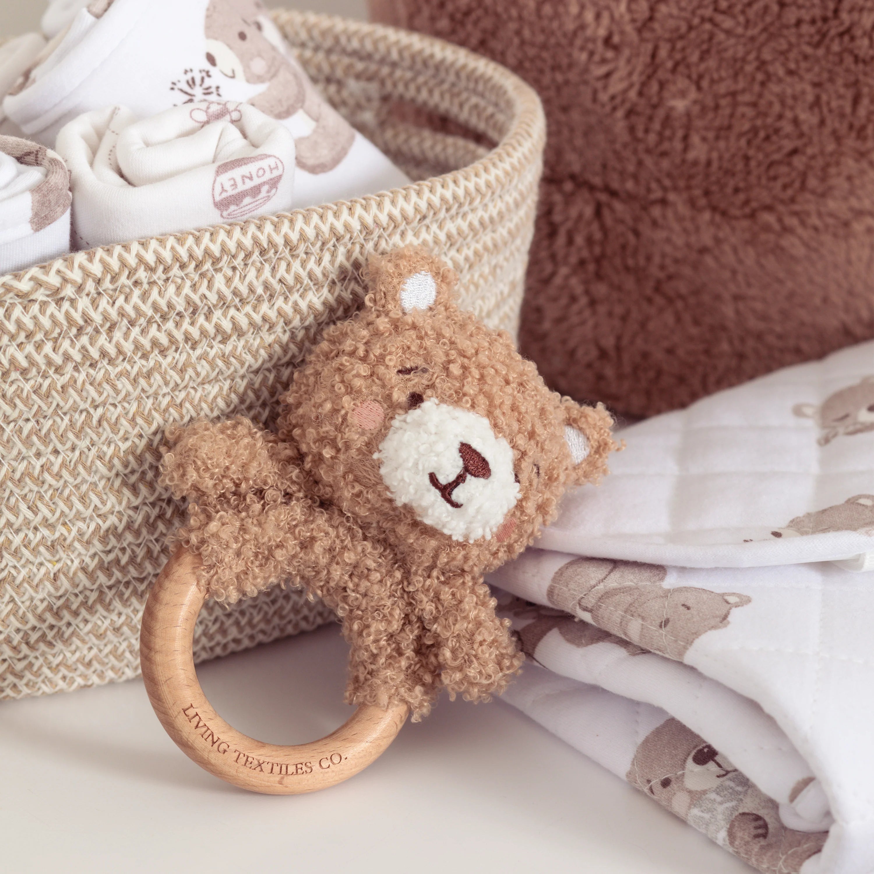 Cuddly Bear Foldable Waterproof Change Mat - Living Textiles