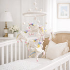Unicorn Felt Baby Cot Mobile - Ganapati
