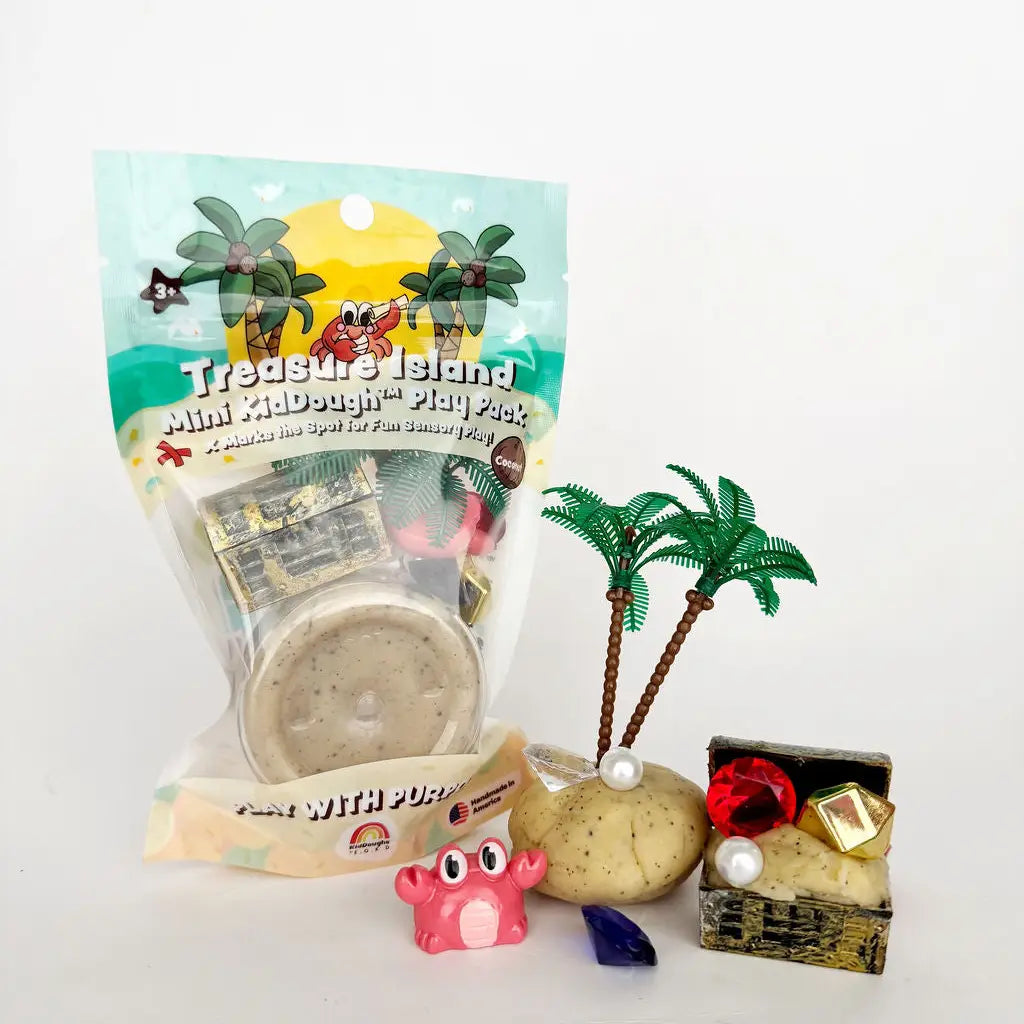 Treasure Island Mini Playdough Kit - Earth Grown KidDoughs