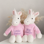 Personalised Medium Plush Baby Pink Jumper