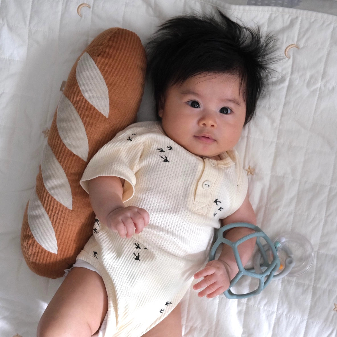 Baguette Tummy Time Pillow - Little Lamb Kind