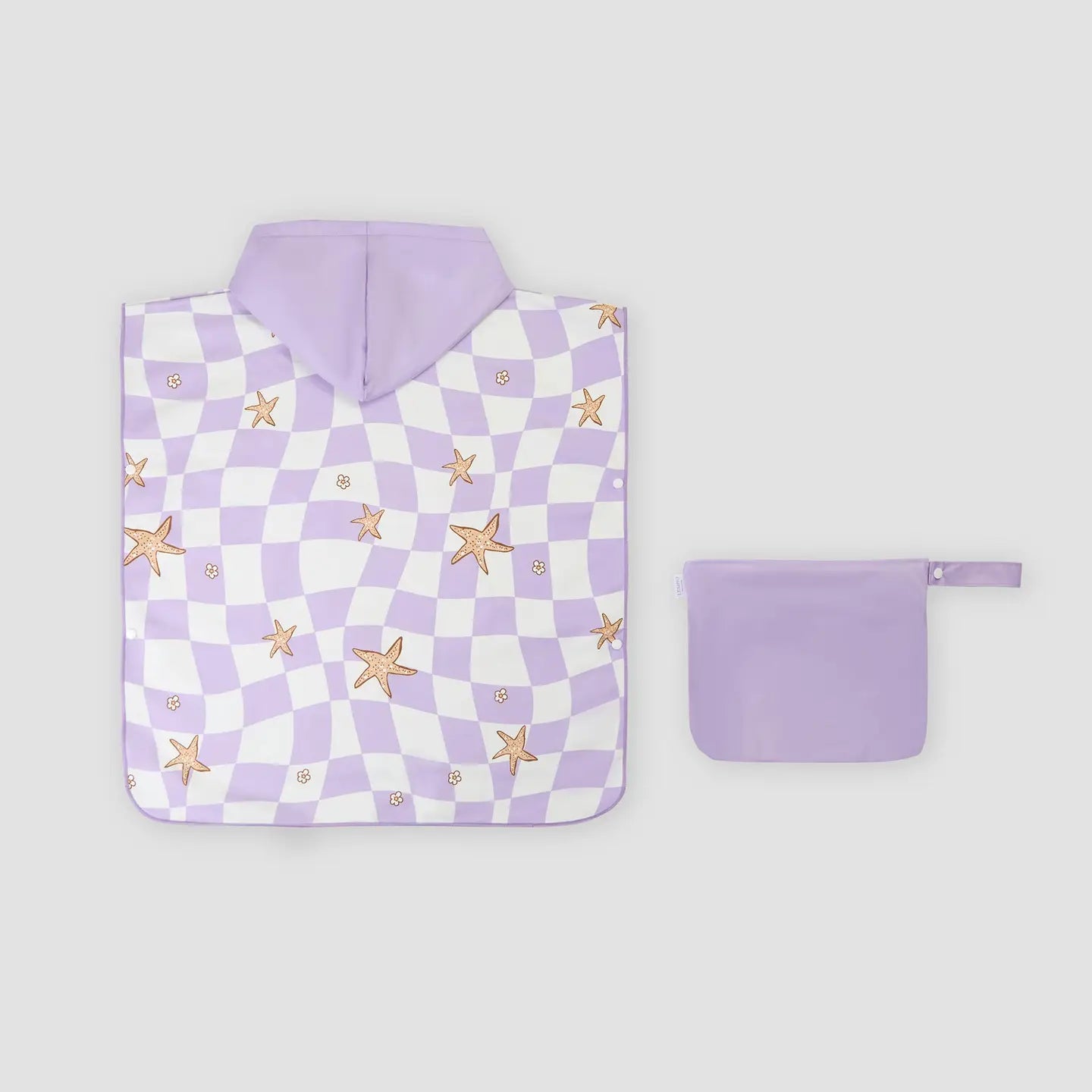 Kids Hooded Towel - Sand Free | Star Fish
