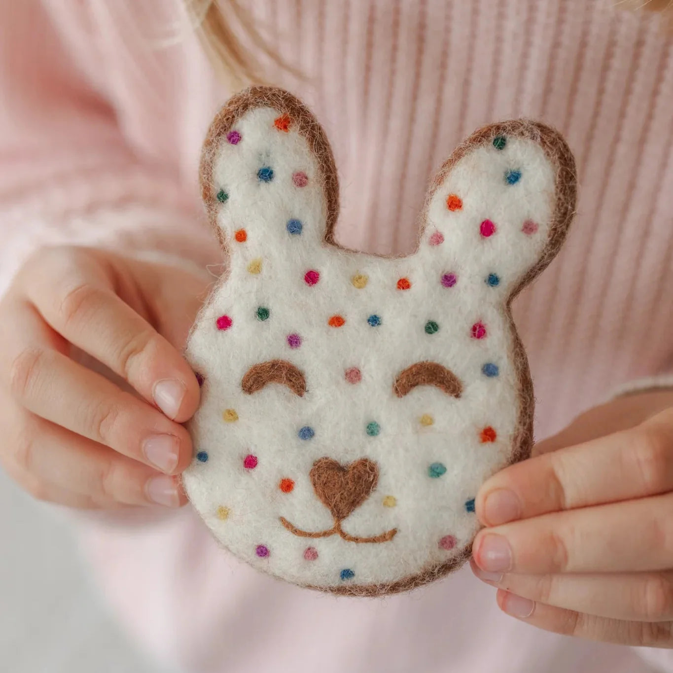 Easter Bunny Felt Fairy Bread Slice - Juni Moon