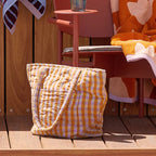 Mango Quilted Tote Bag - Mosey Me