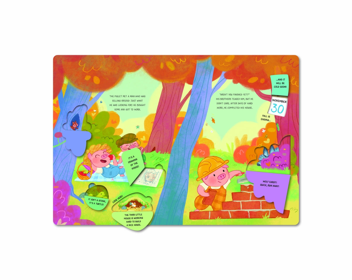 Three Little Pigs: Peek a Flap Fairy Tales - Gemma Román