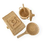 Rattan Stove Top Play Set - Playtisserie