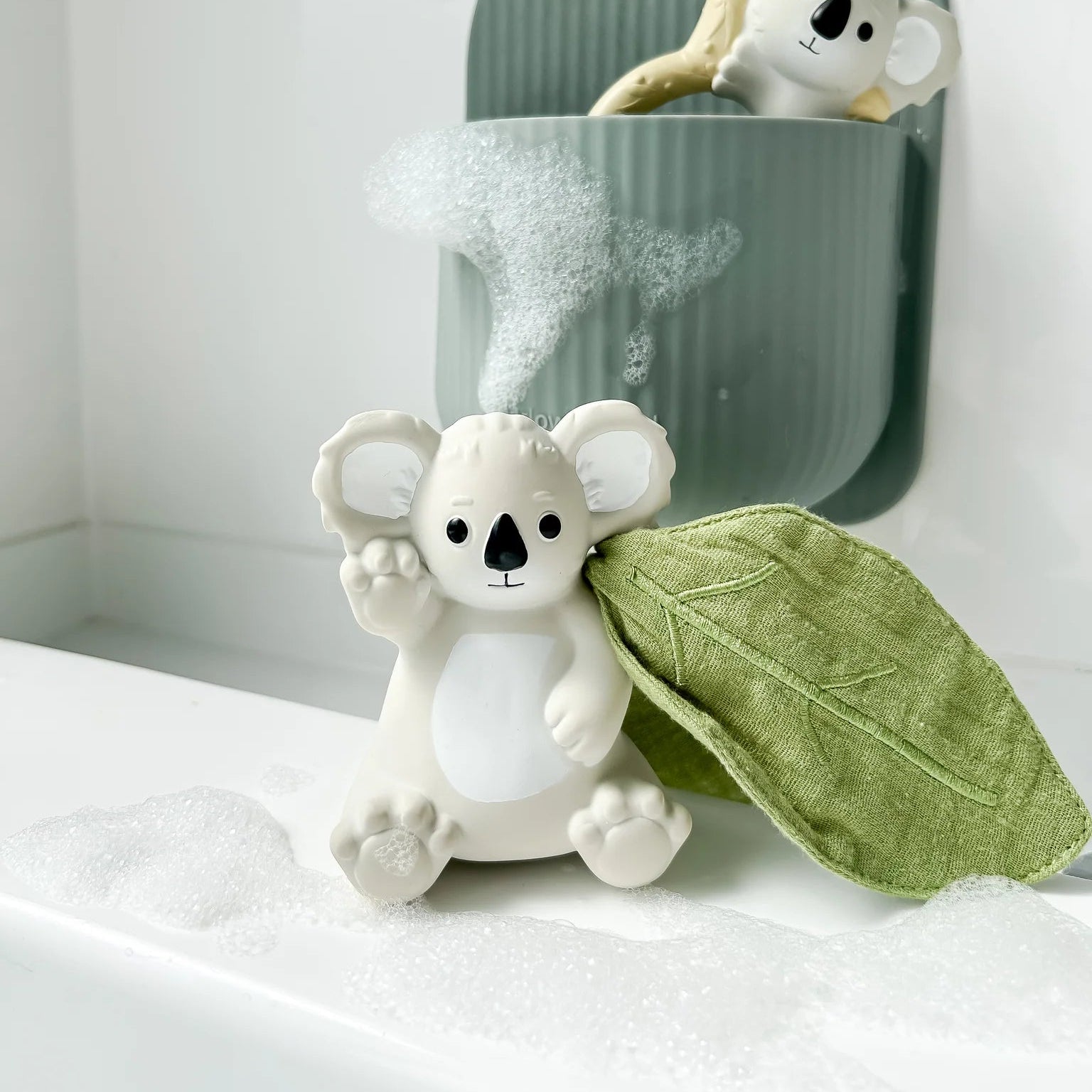 Winnie Parkes Banks the Koala Rattle Scrunch baby teether toy