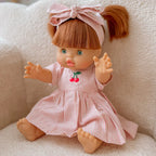 Cherry Pinstripe Doll Outfit Set - SALLI Collective