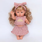Croissant Stripe Dolls Outfit Set - SALLI Collective