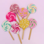 Raspberry Lollipop Felt Food - Juni Moon