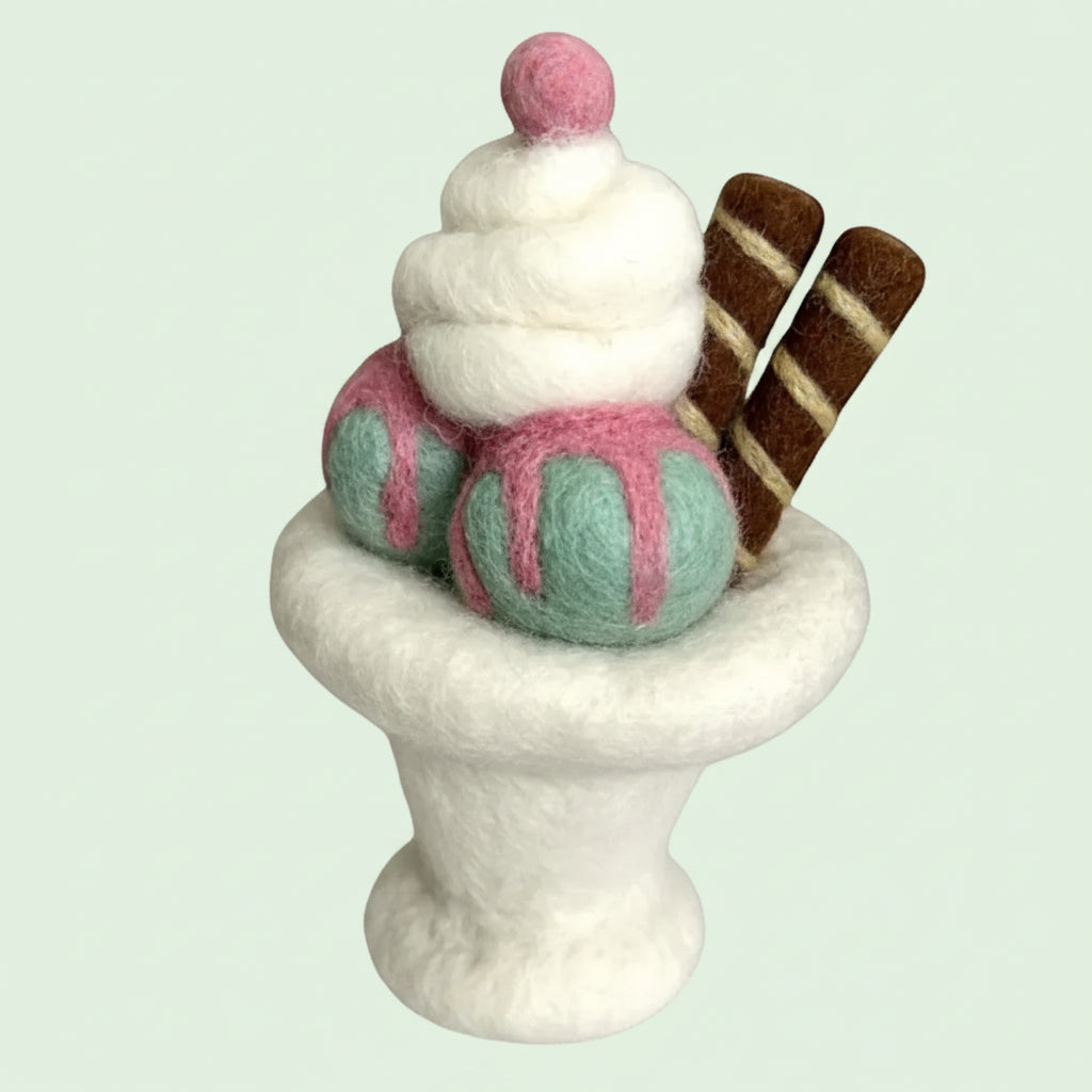 Bubblegum Felt Sundae - Playtisserie
