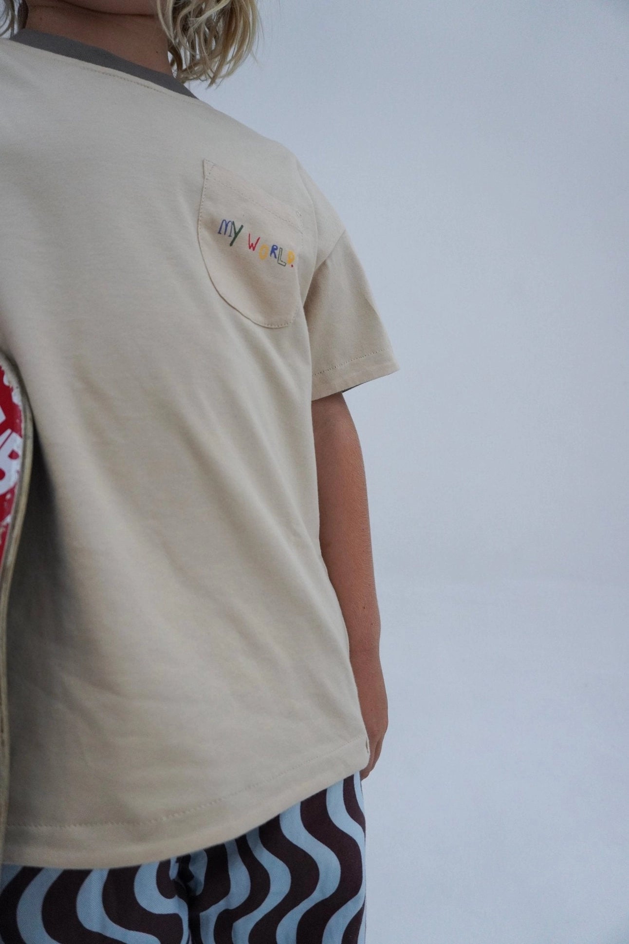 Lokal Folk reversible children's t-shirt with two unique designs