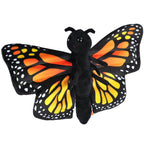 Monarch butterfly snap band plush toy by Wild Republic