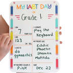 First & Last Day Reversible Board | Pencils