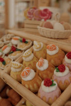 Orange Felt Sponge Cake - Juni Moon