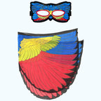 Painted Bunting Bird Wings & Mask Set - Dreamy Dress Ups