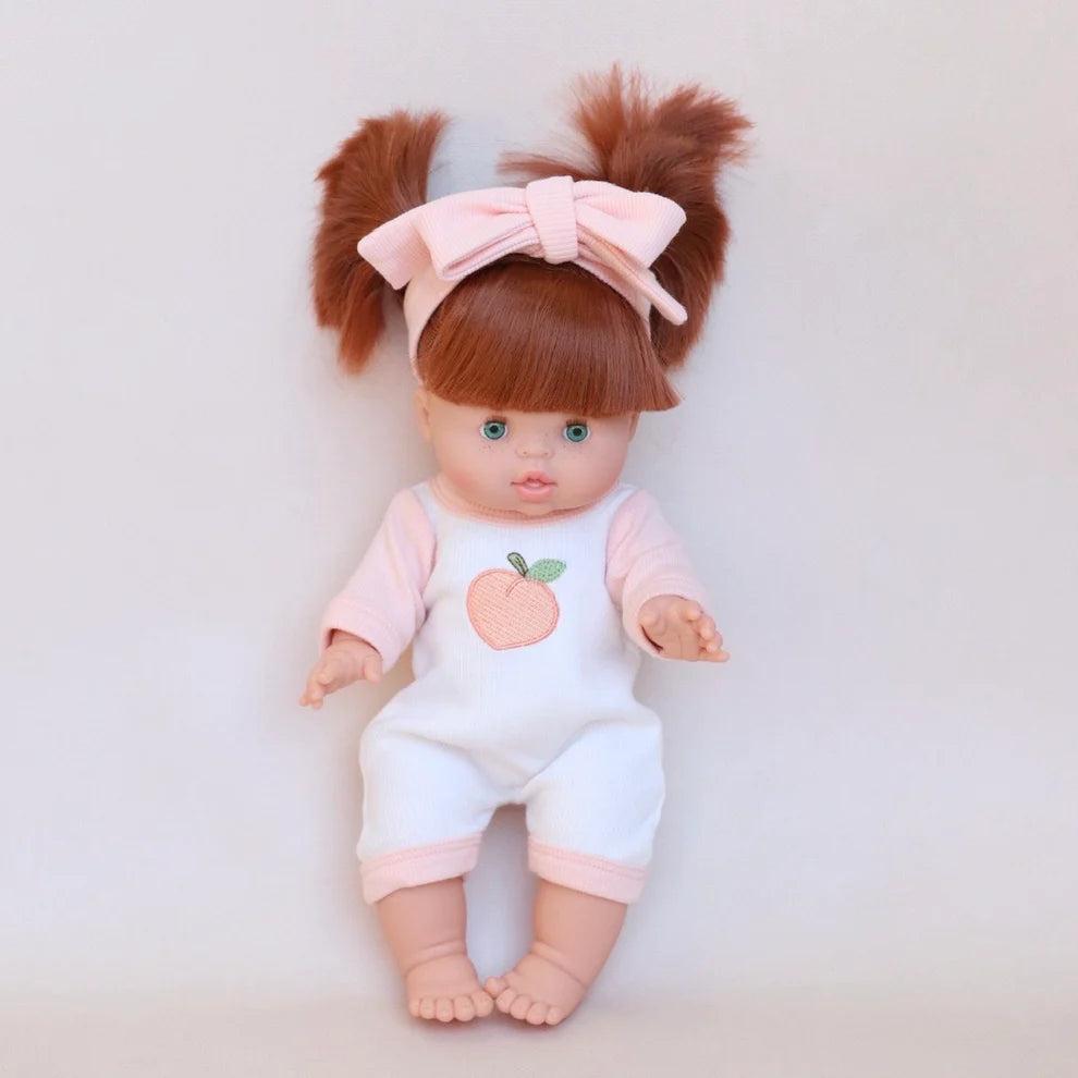 Doll Peaches & Cream Romper Set - SALLI Collective