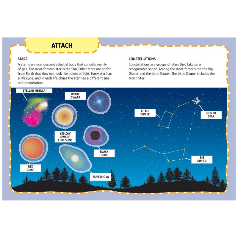 Sassi Arts & Crafts space learning activity box
