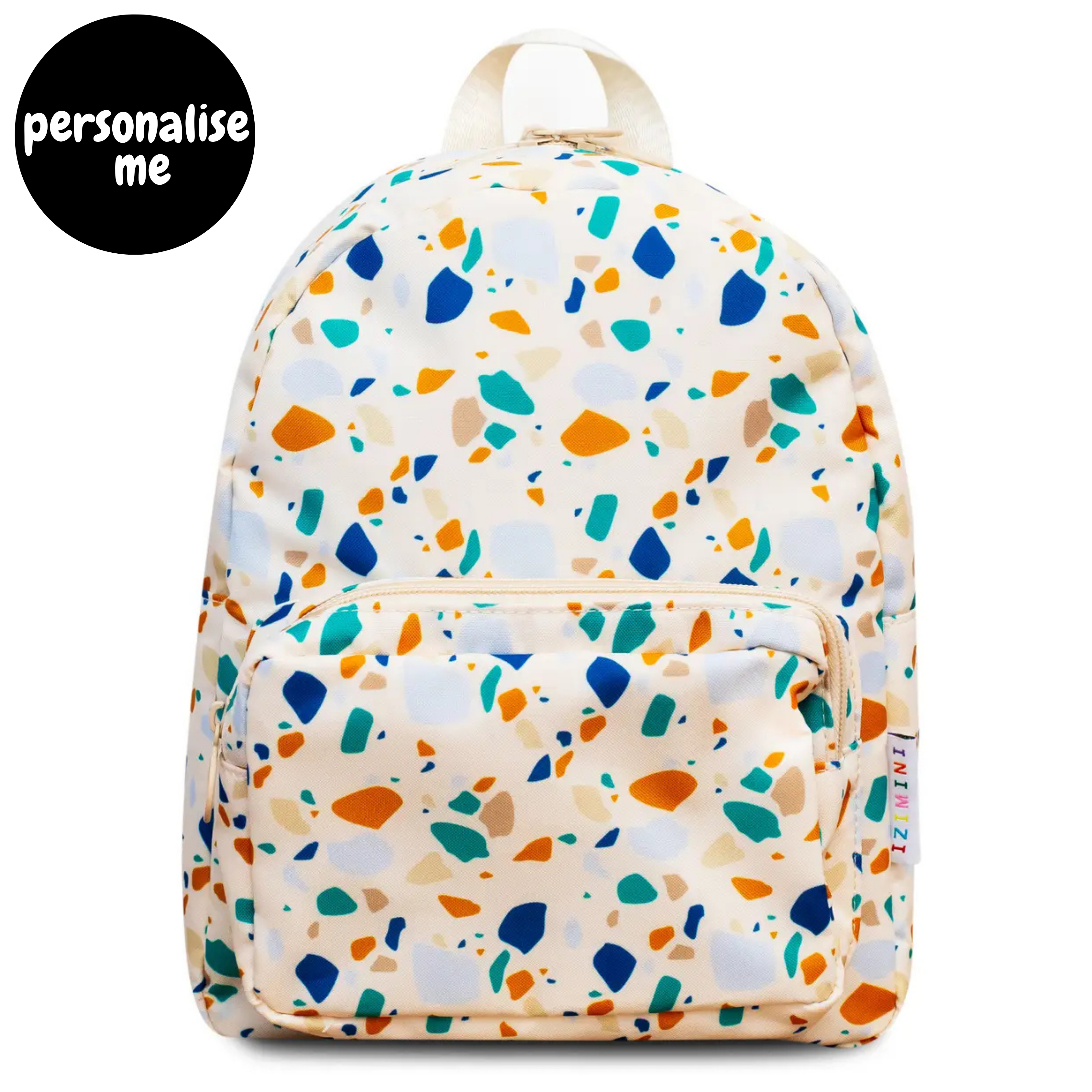 toddler backpacks, perfect for on the go and have matching accessories. can also be personalised with childs name. this print is Charlie