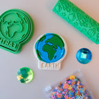 Earth Planet Stamp & Cutter - Playsense