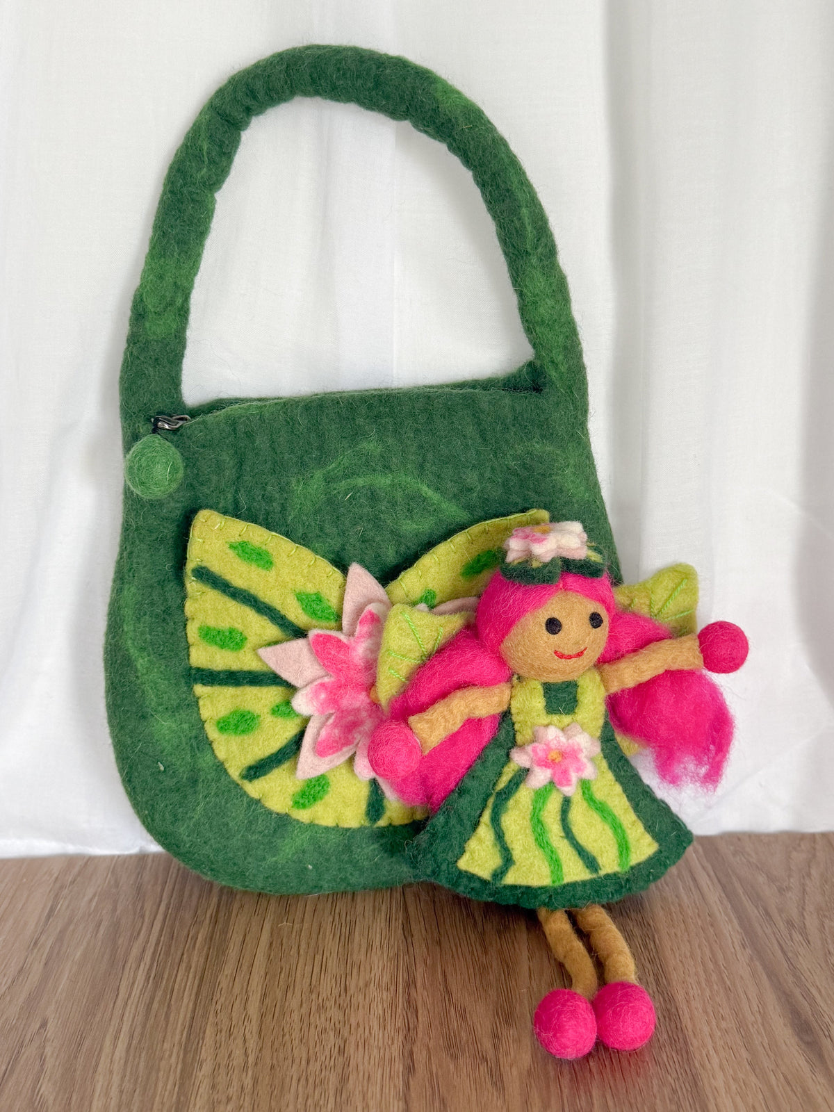 Lilly Felt Bag & Fairy - Himalayan Felt Co