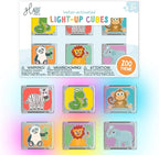 Limited Edition Zoo Animals Light-Up Cubes 6 Pack by Jellystone Designs
