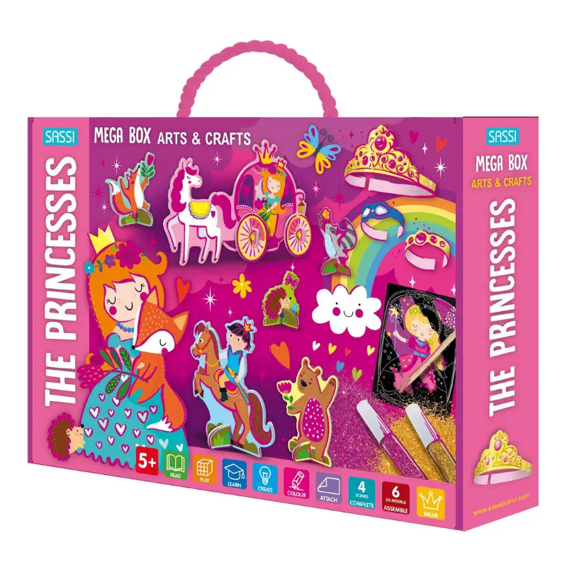 Mega Princesses Activity Box by Sassi Arts & Crafts