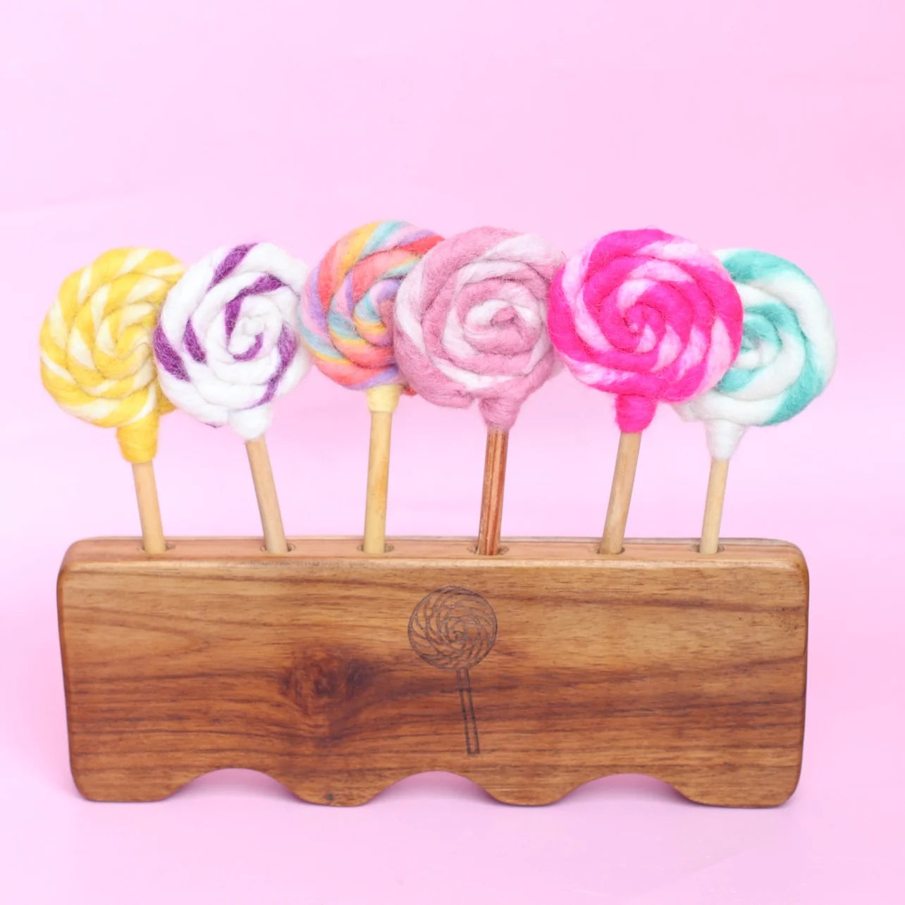Rainbow Lollipop Felt Food - Juni Moon