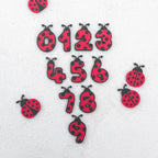 Little Ladybug Number Sensory Play Coins - Honey Hollow