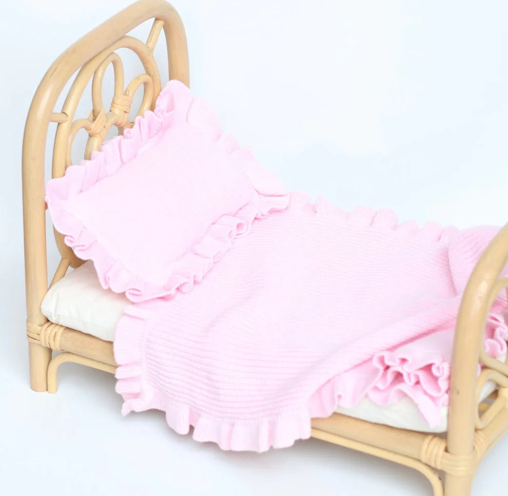 Powder Pink Doll Bedding Set - SALLI Collective