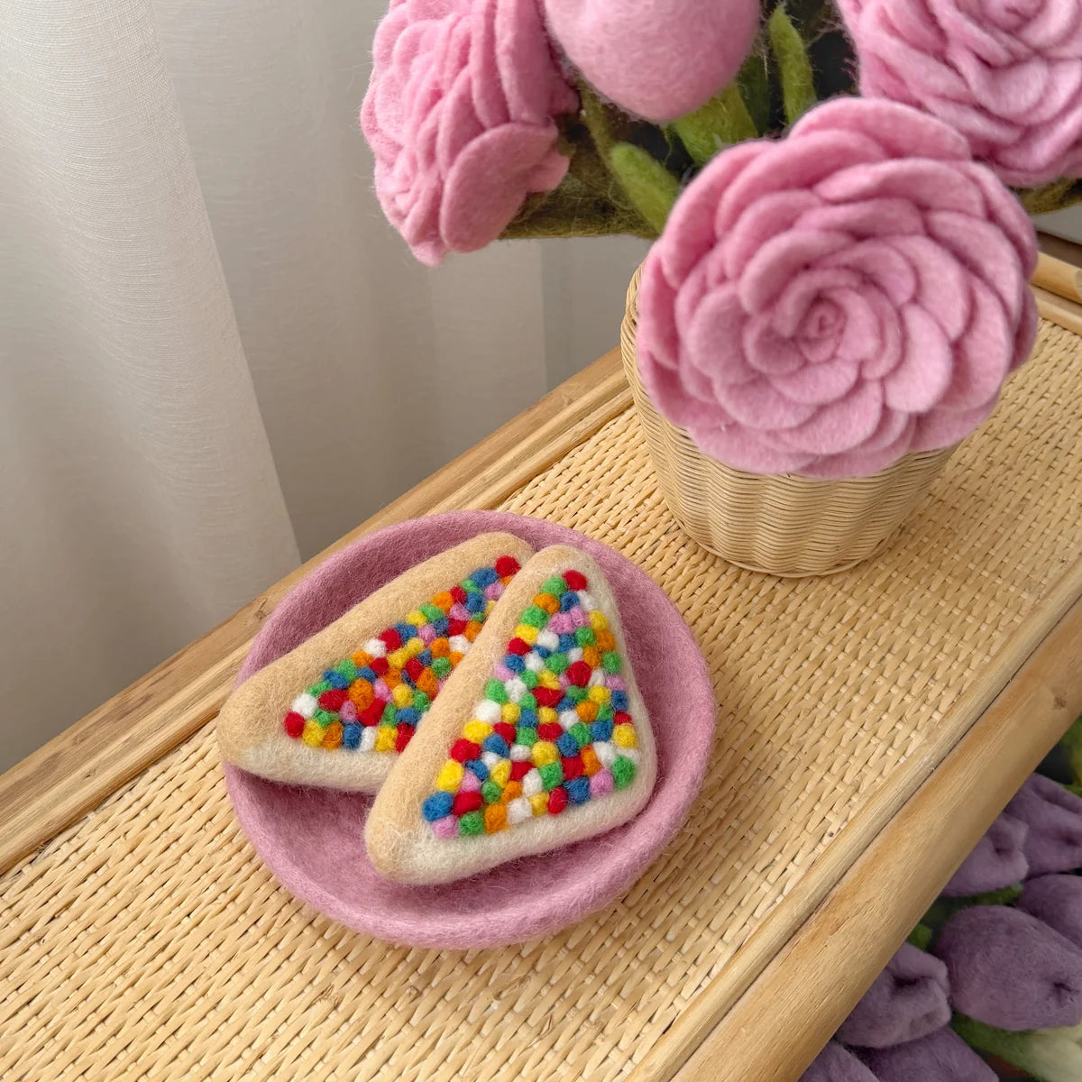 Felt Fairy Bread Slice - Playtisserie