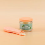 a softer look at jar of tiny tummies pretend baby dolls food which is magic and disappearing, brand is tiny harlow and flavour is apple puree