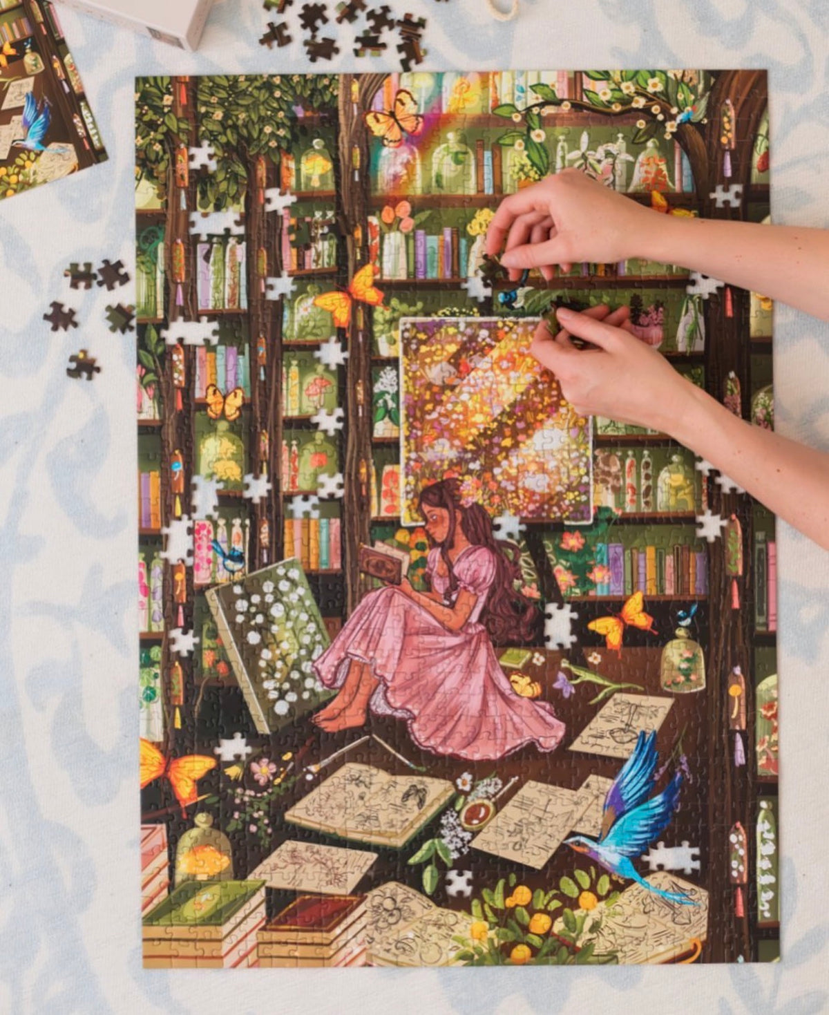 Botanical Library 1000 Piece Jigsaw Puzzle – Reverie Puzzles