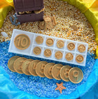 Jumbo Golden Treasure Count & Match Set - Honey Hollow