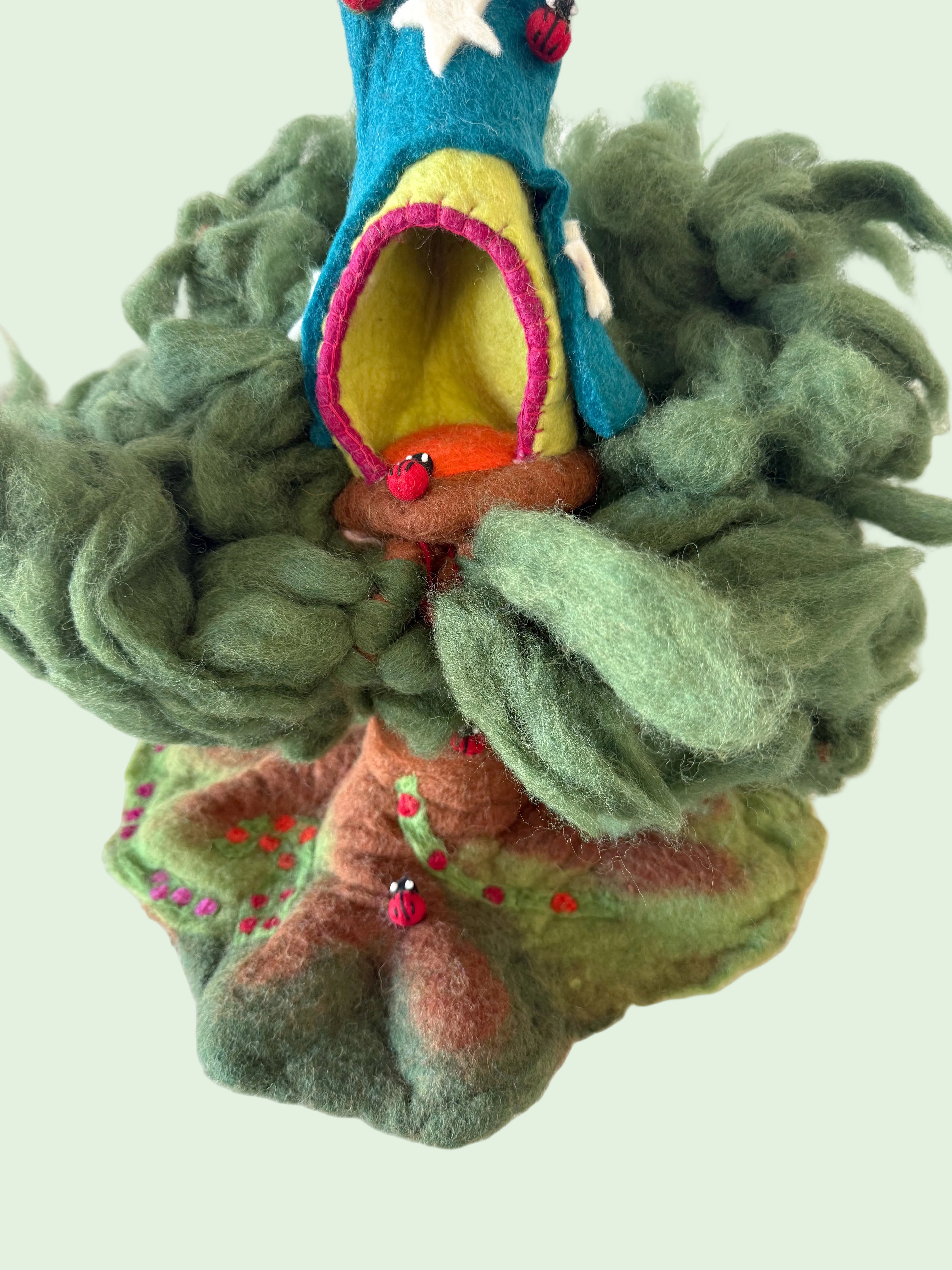 Star Tree Felt Fairy Home – Himalayan Felt Co