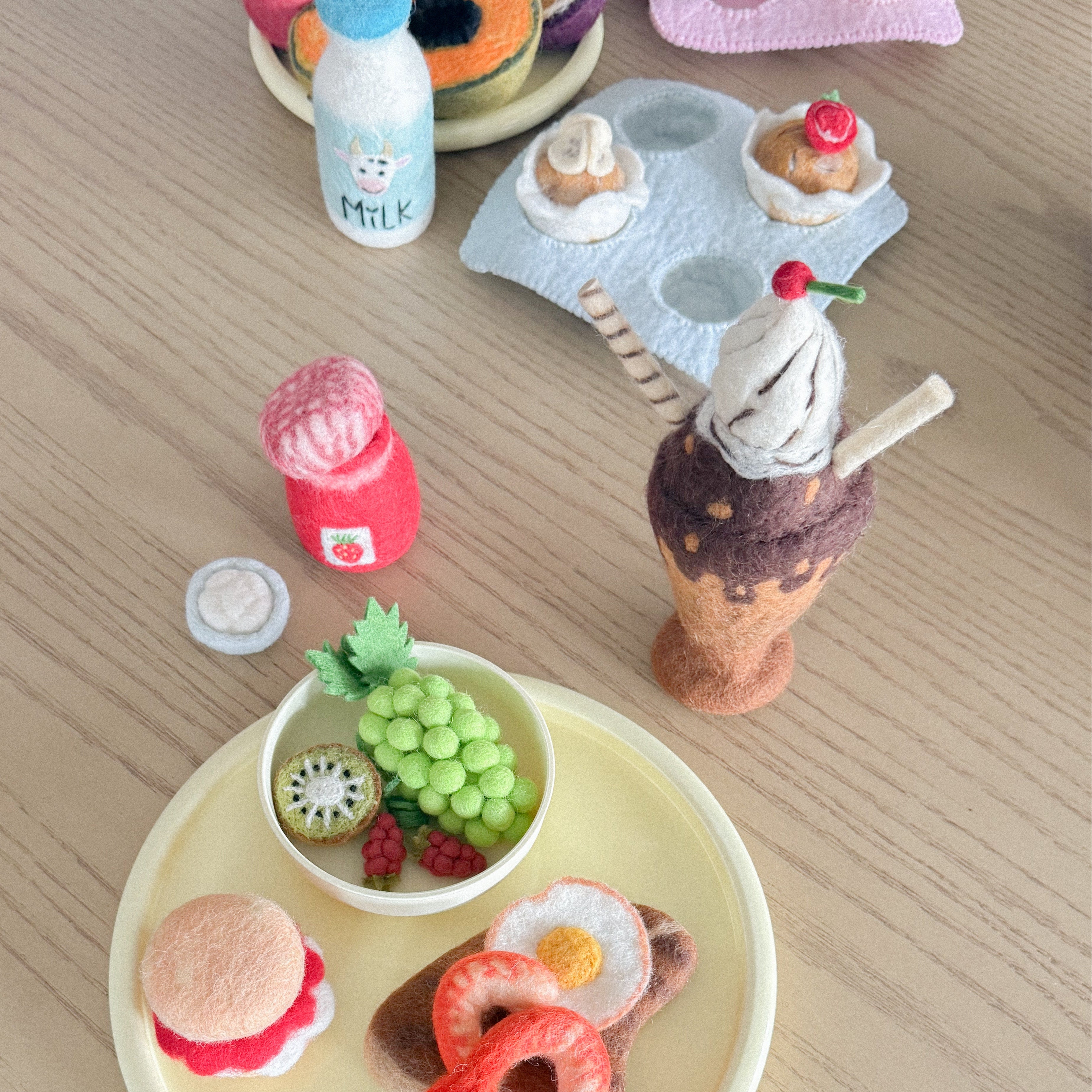 Chocolate Milkshake Felt Play - Tara Treasures