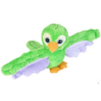 Green parrot snap band plush toy by Wild Republic
