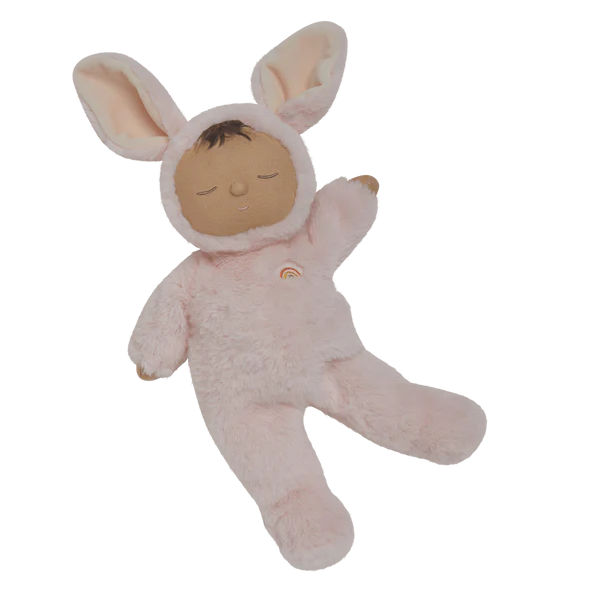 Soft pink bunny plush doll Cozy Dinkum Pip Olli Ella

