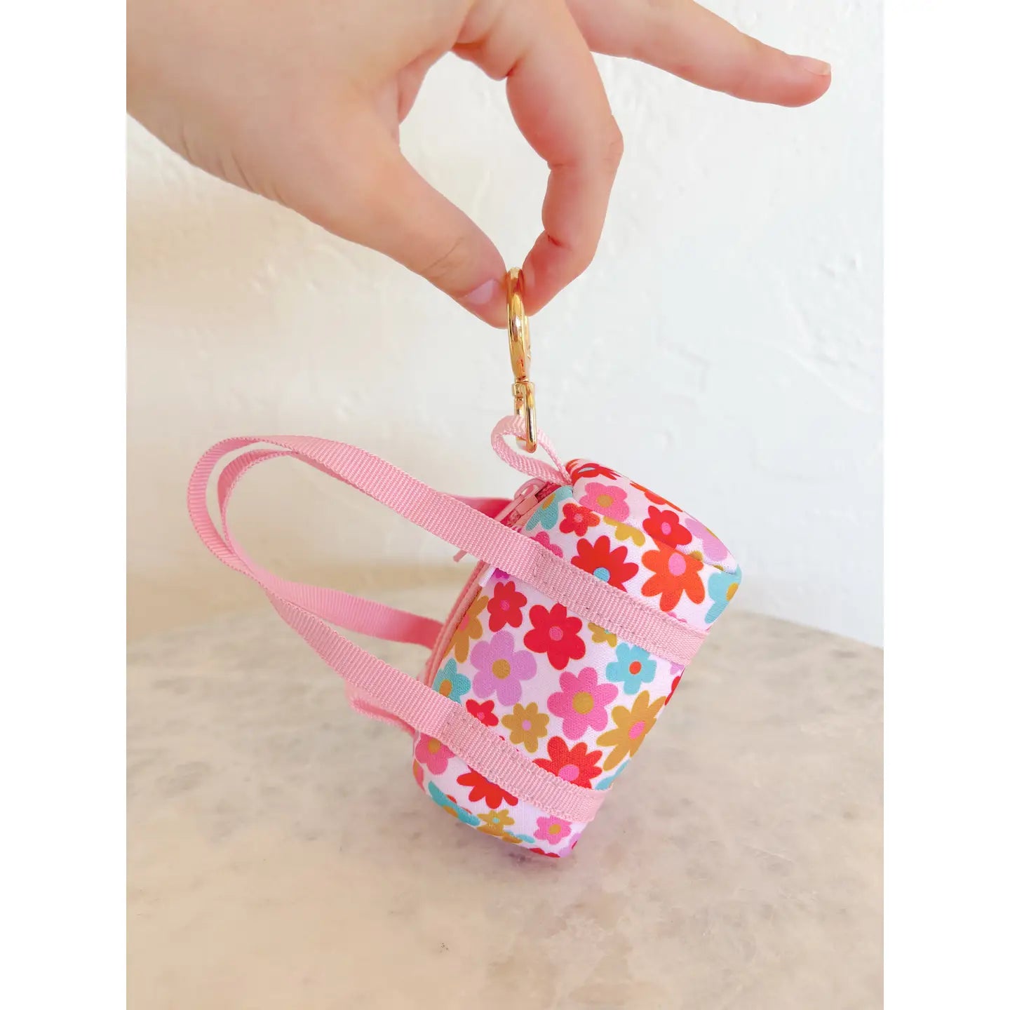 Bag Charm - Mini Purse | Retro Floral