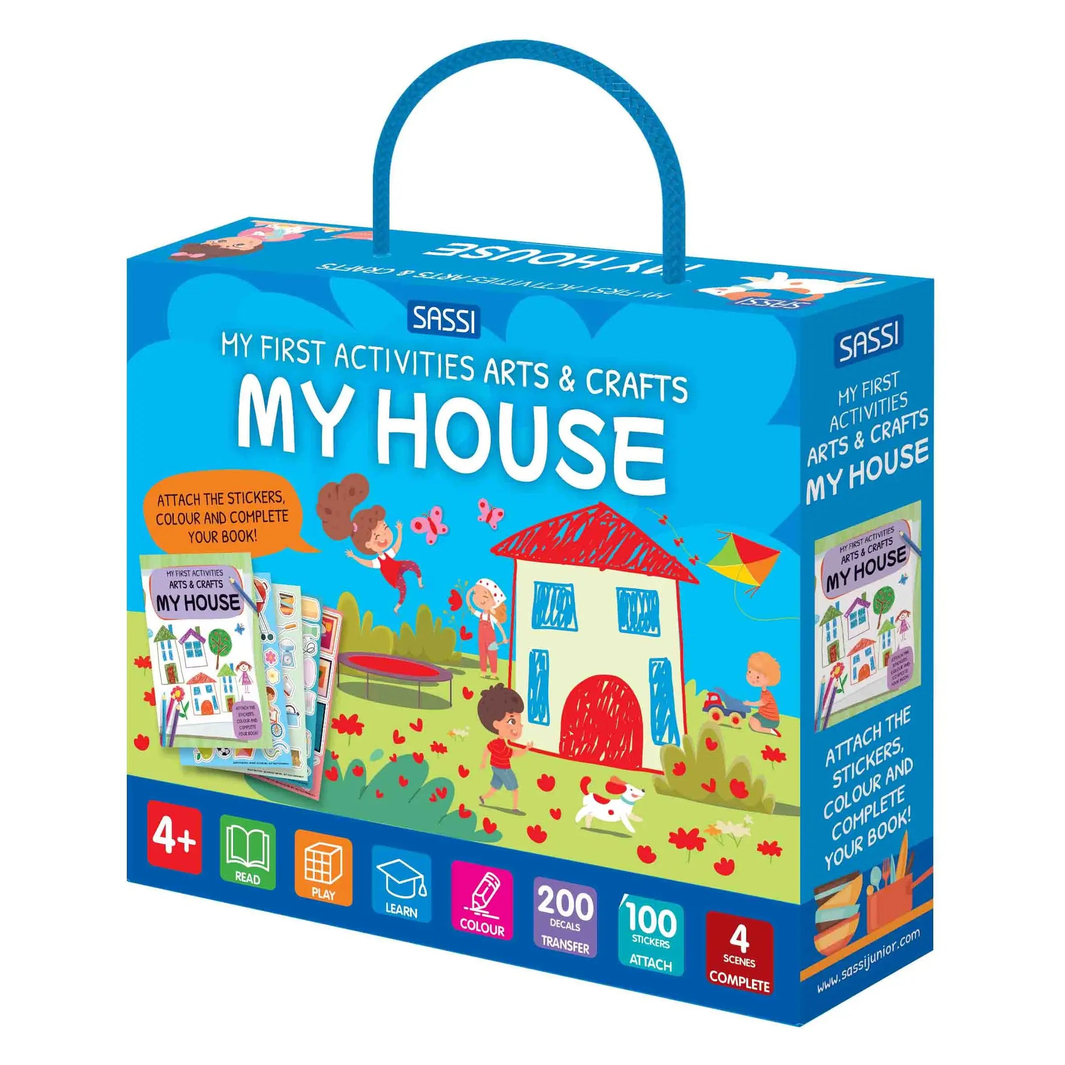 My House Sticker & Activity Kit by Sassi Arts & Crafts