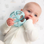 Blue Silicone Teething Ball - Living Textiles