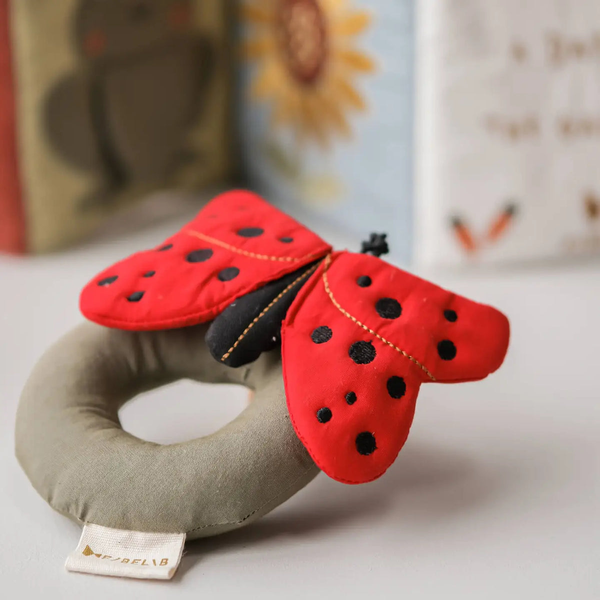 Ladybug Rattle - Fabelab